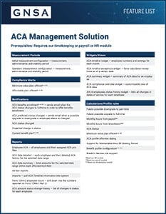 ACA Feature List Cover Image