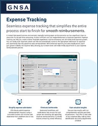 GNSA - Expense Tracking Product Profile - Cover (300px)