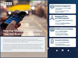 GNSA - How Our Mobile Solutions Solve Your Key Business Challenges - Cover (300px)