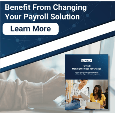 Payroll Making the Case for Change Payroll Making the Case for Change