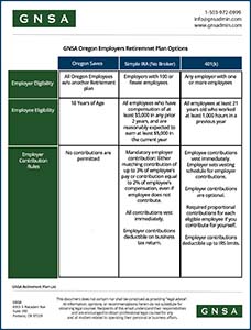 find the right oregon retirement plan
