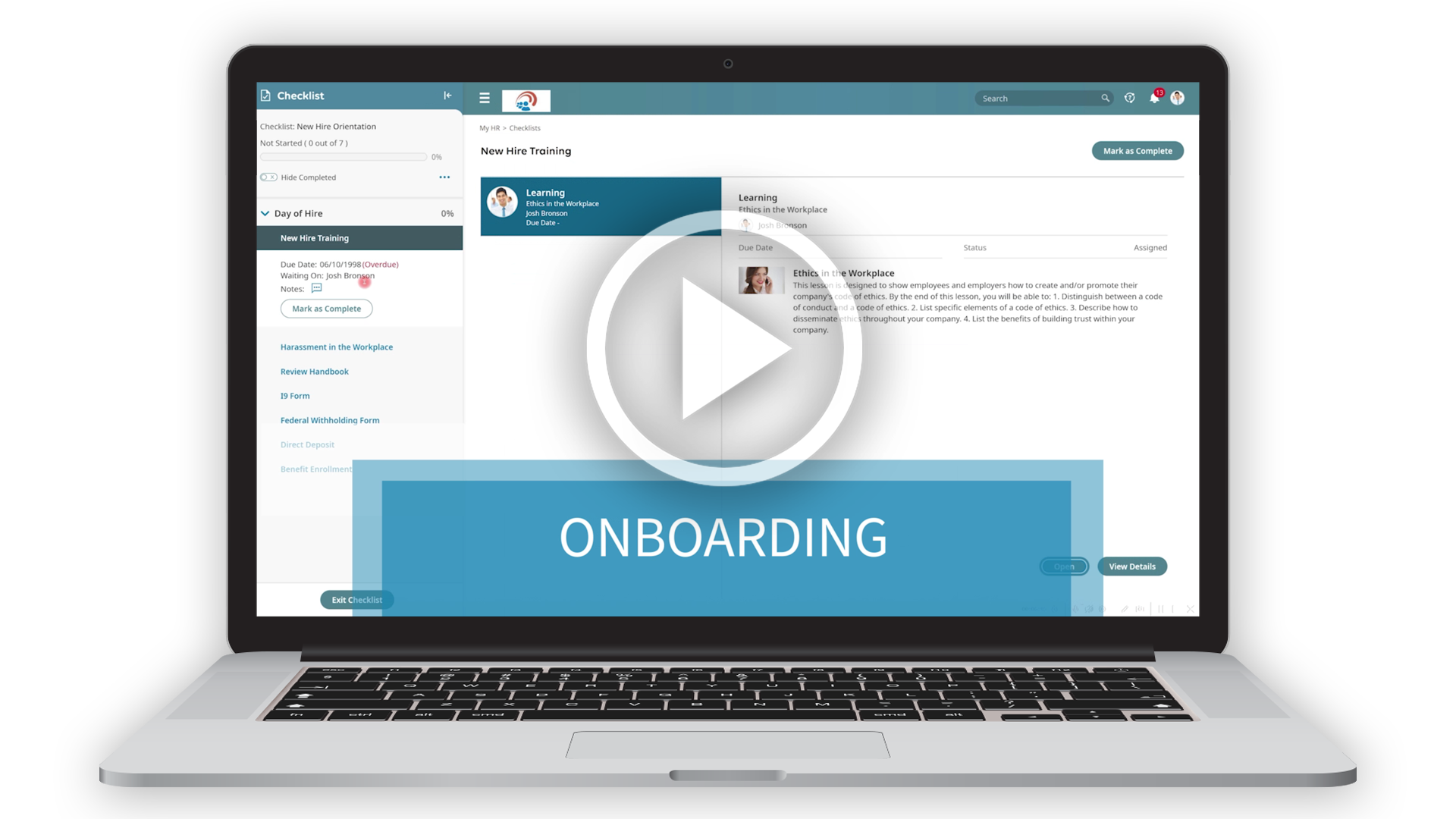 Onboarding Software Demo Video Thumbnail