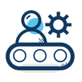Payroll for the Manufacturing Industry Icon