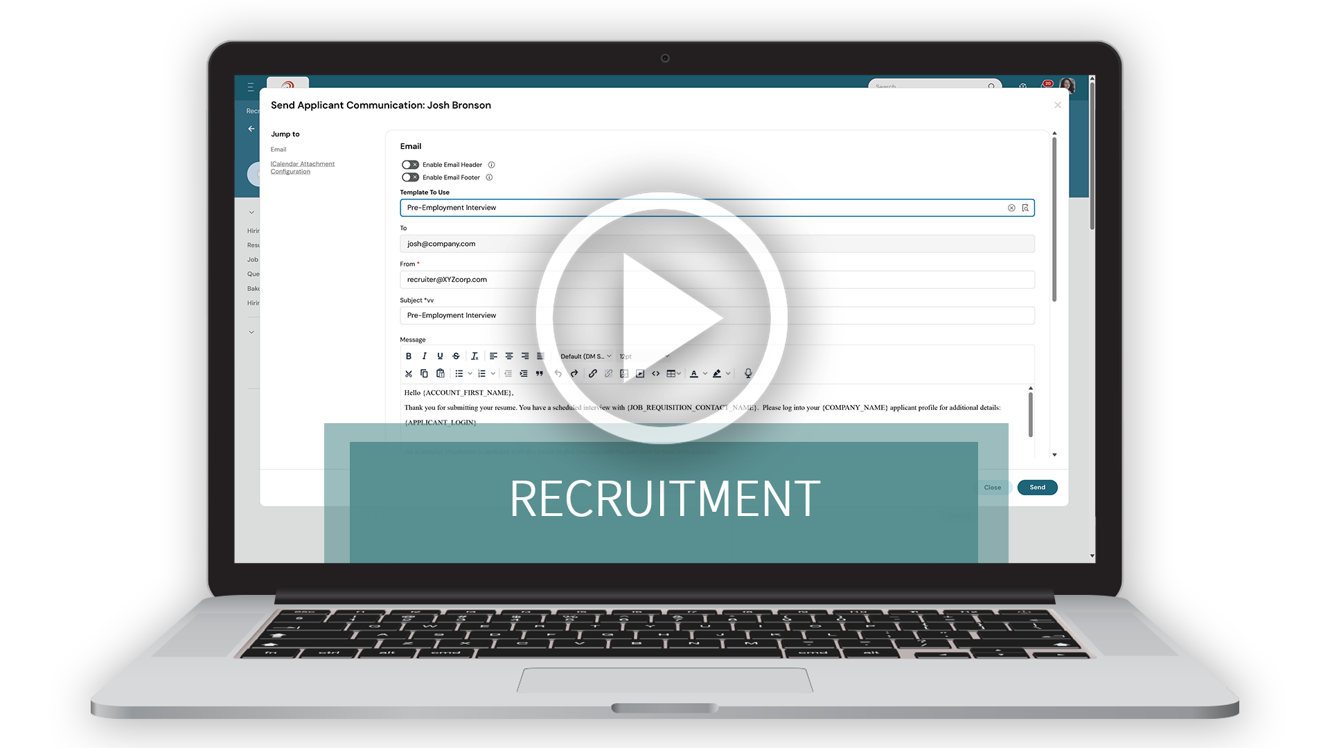 Recruitment Software Demo Video Thumbnail