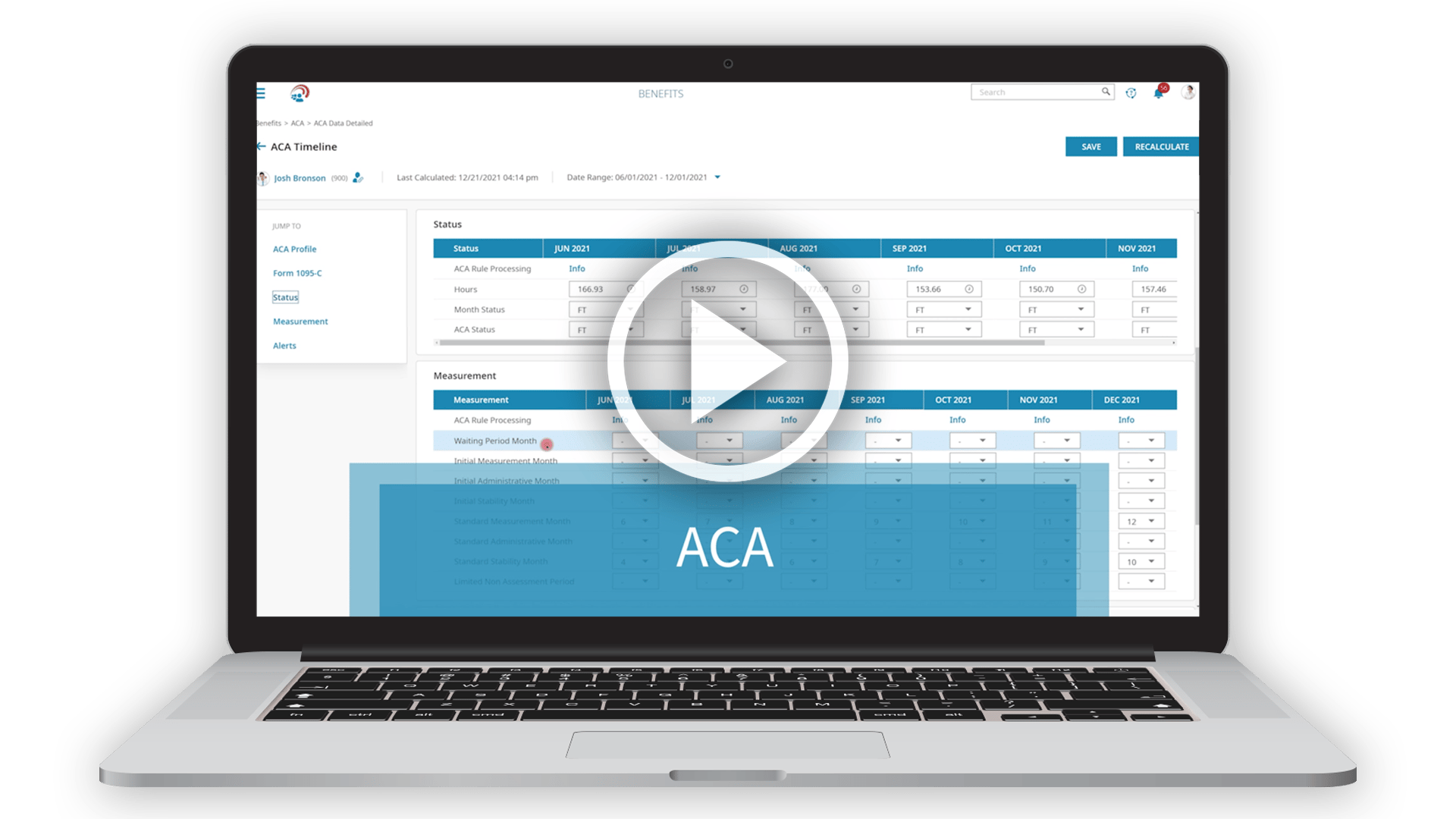ACA Management Software Demo