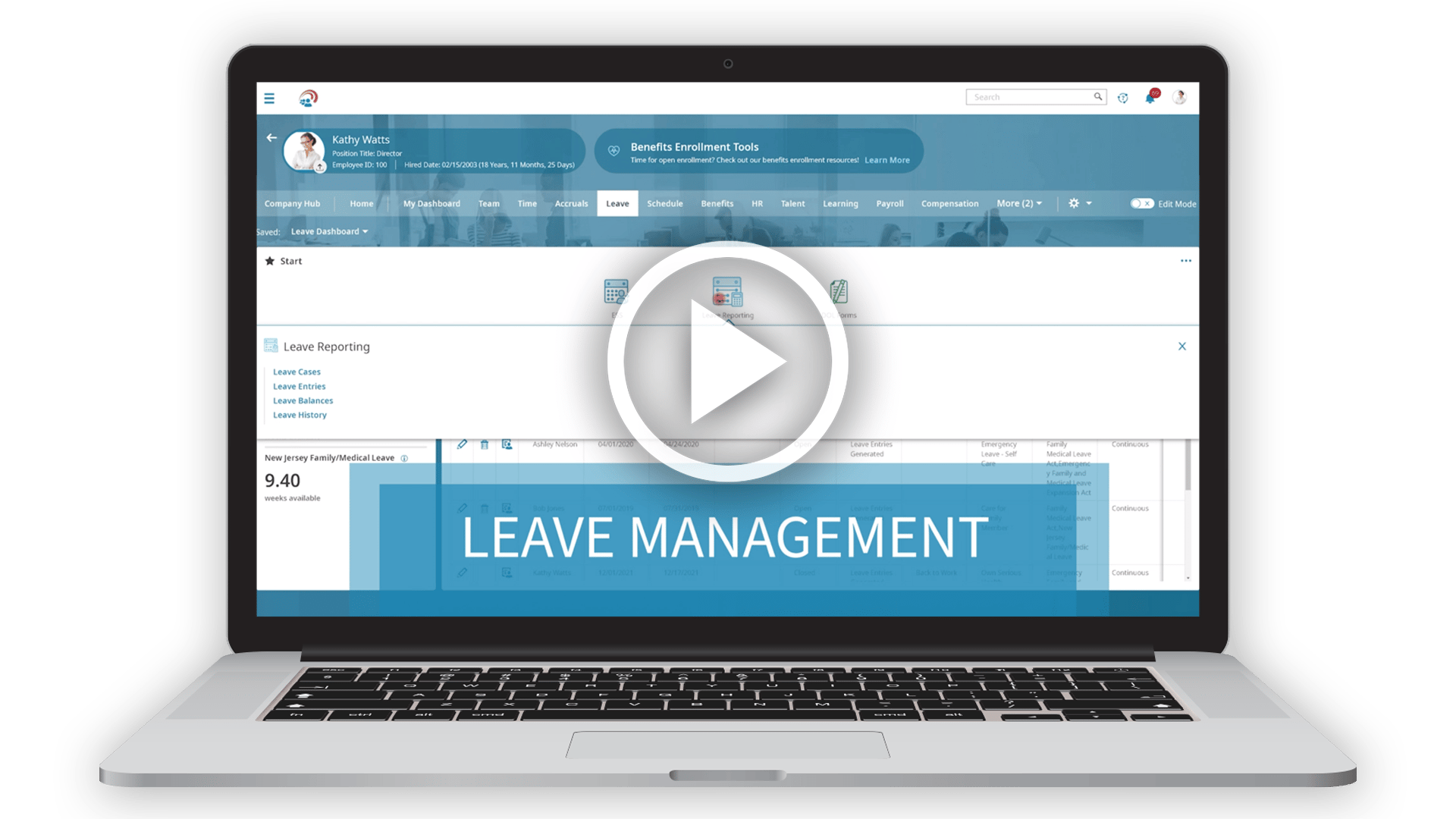 Leave Management Software Demo Thumbnail