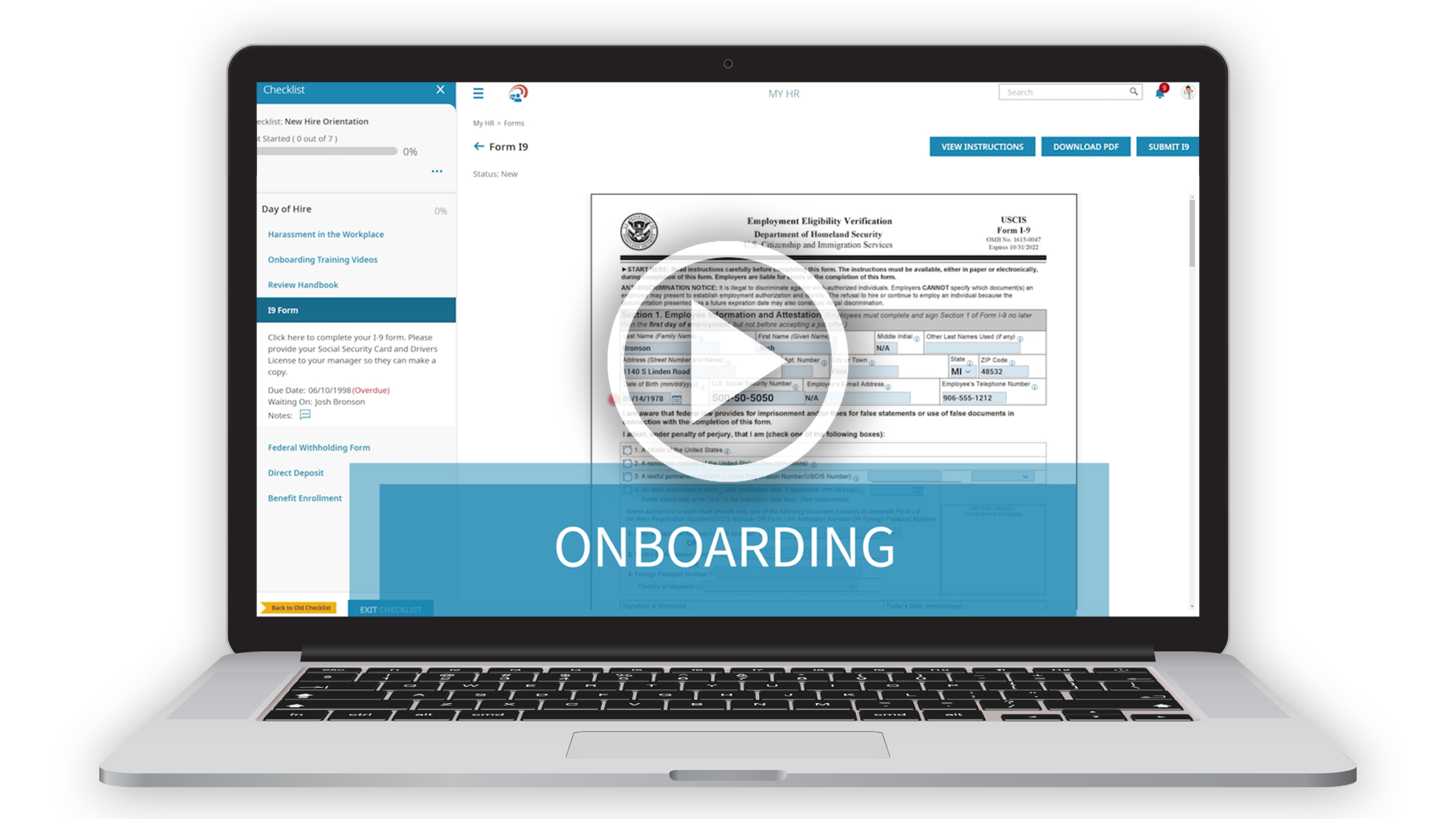 Onboarding Software Demo Video Thumbnail