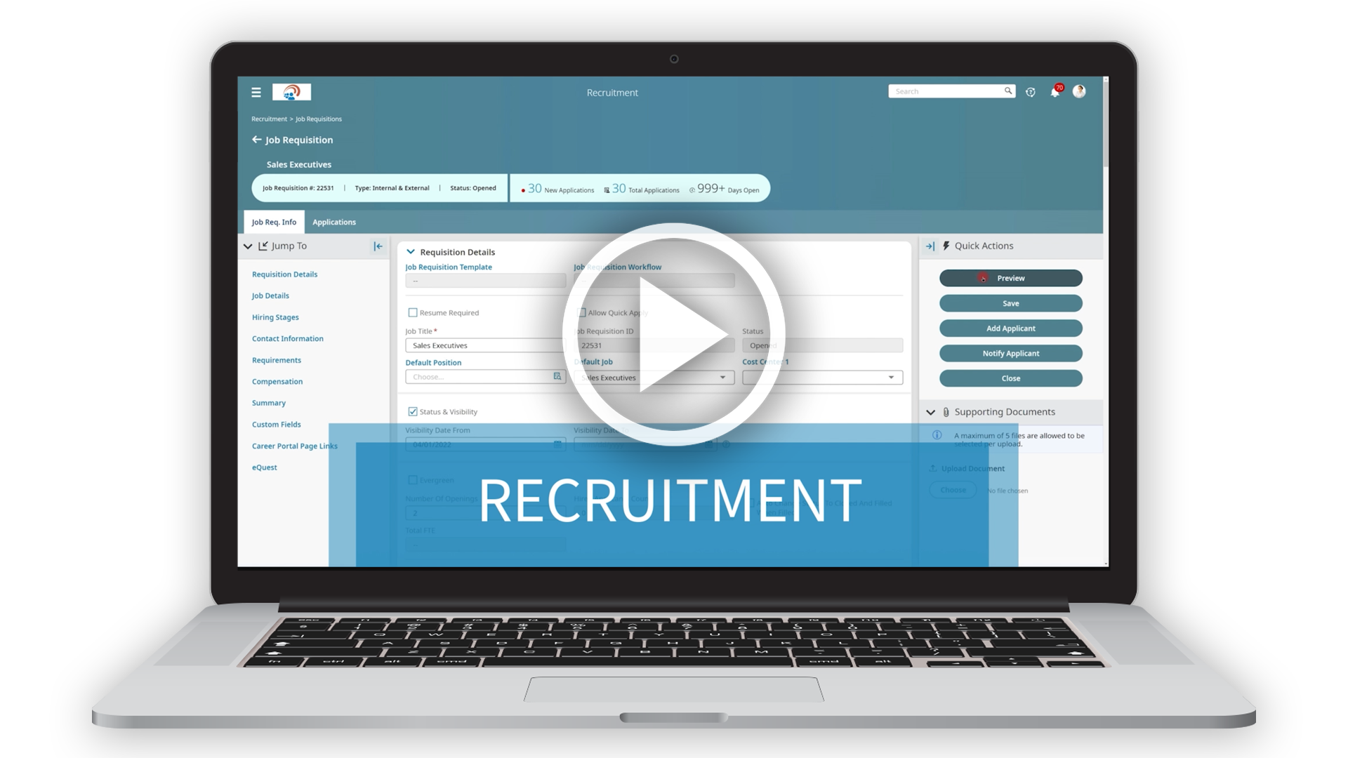 Recruitment Software Demo Video Thumbnail