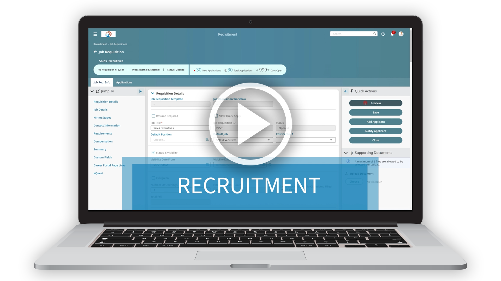 Recruitment Software Demo Video Thumbnail