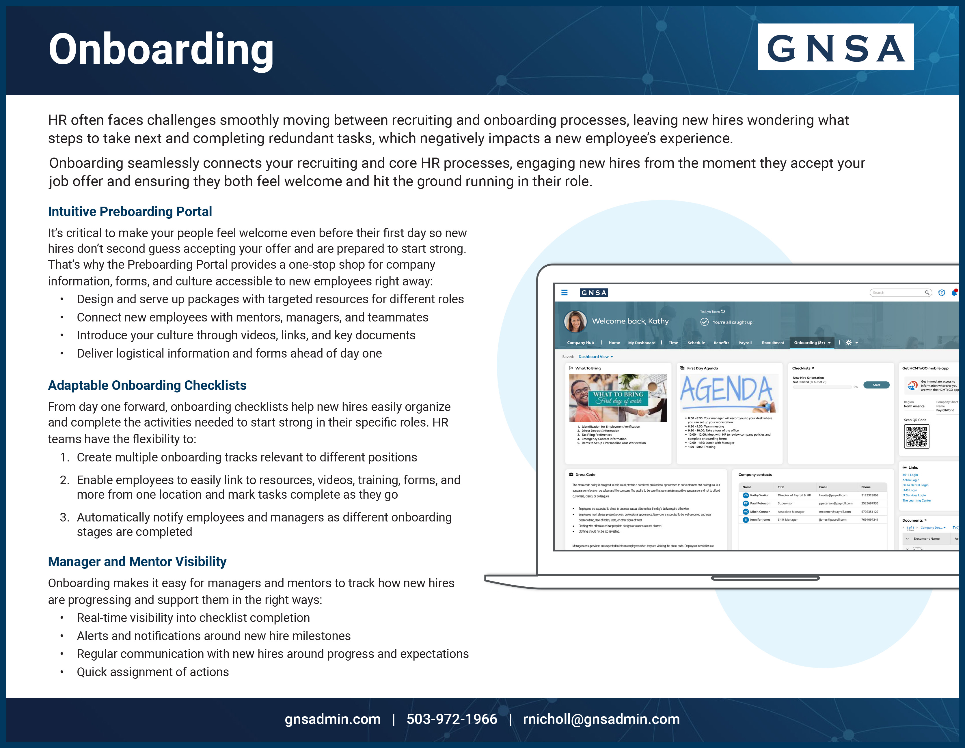 Onboarding Solution Overview | GNSA