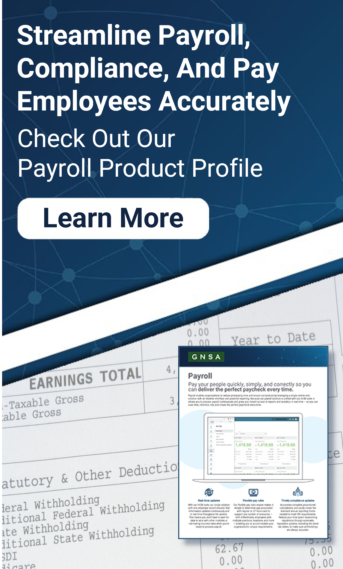 Payroll Product Profile CTA - Vertical