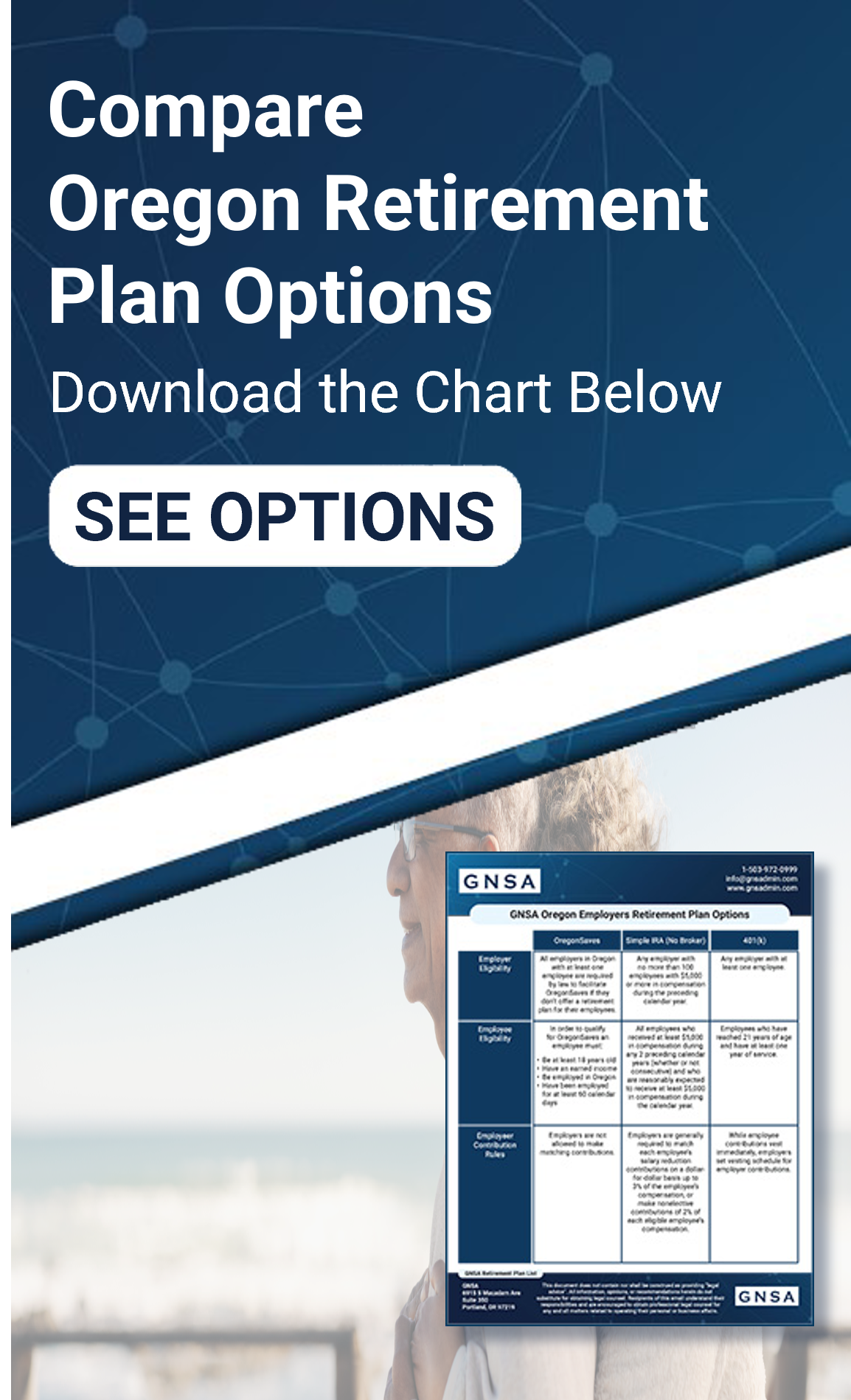 Oregon Retirement Comparison Chart